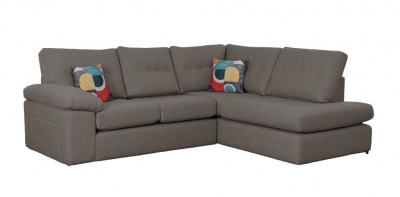 Product photograph of Sweet Dreams Rochester Charcoal Fabric Corner Sofa from Choice Furniture Superstore