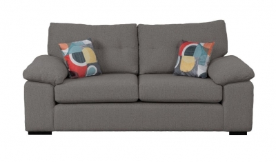 Product photograph of Sweet Dreams Rochester Charcoal Fabric Sofa from Choice Furniture Superstore