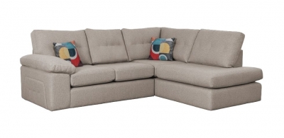 Product photograph of Sweet Dreams Rochester Natural Fabric Corner Sofa from Choice Furniture Superstore