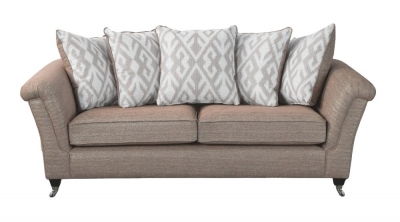 Product photograph of Sweet Dreams Belvoir Granada Husk Fabric Scatter Back Sofa from Choice Furniture Superstore