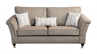 Product photograph of Sweet Dreams Belvoir Granada Husk Fabric Standard Back Sofa from Choice Furniture Superstore