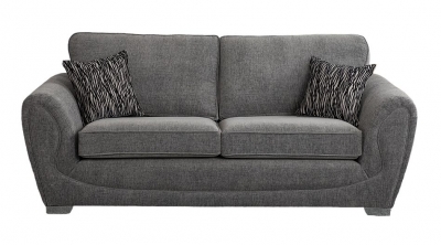 Product photograph of Sweet Dreams Ludlow Charcoal Fabric Sofa from Choice Furniture Superstore