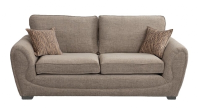 Product photograph of Sweet Dreams Ludlow Fawn Fabric Sofa from Choice Furniture Superstore
