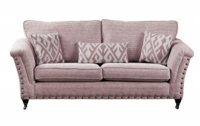Product photograph of Sweet Dreams Siena Granada Blush Fabric Standard Back Sofa from Choice Furniture Superstore