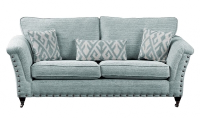 Product photograph of Sweet Dreams Siena Granada Lagoon Fabric Standard Back Sofa from Choice Furniture Superstore