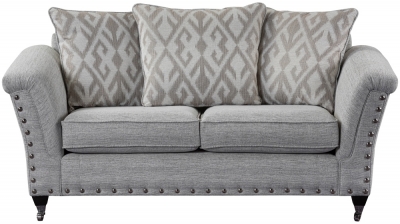 Product photograph of Sweet Dreams Siena Granada Natural Fabric Scatter Back Sofa from Choice Furniture Superstore