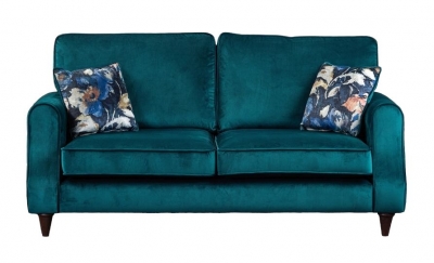 Product photograph of Sweet Dreams Firenze Teal Fabric Sofa from Choice Furniture Superstore
