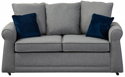 Product photograph of Alton Silver Fabric Sofabed - Comes In Charcoal Denim Oatmeal Options from Choice Furniture Superstore