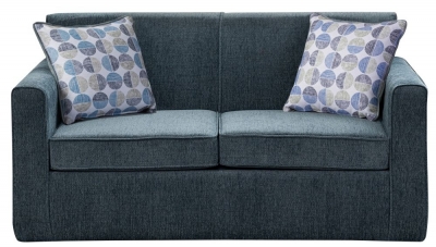 Product photograph of Kentucky Fabric Sofabed - Comes In Charcoal Denim Oatmeal Options from Choice Furniture Superstore