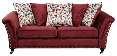 Product photograph of Sweet Dreams Hebden Scatterback Fabric Sofa from Choice Furniture Superstore