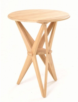 Product photograph of Shoreditch Wooden Round Dining Table - 2 Seater from Choice Furniture Superstore