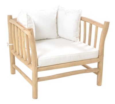 Product photograph of Ancient Mariner Santorini Teak Branch Chair from Choice Furniture Superstore
