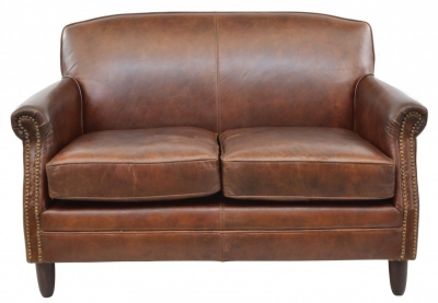 Ancient Mariner Vintage Leather 2 Seater Sofa