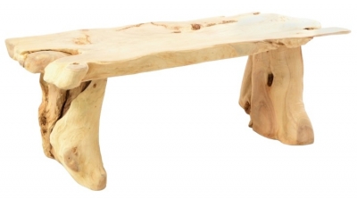 Product photograph of Ancient Mariner Tree Root Bench from Choice Furniture Superstore
