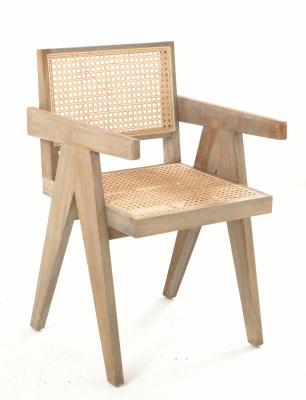 Product photograph of Vintage Mahogany Square Rattan Dining Chair Sold In Pairs from Choice Furniture Superstore