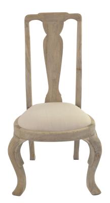 Vintage Mahogany French Style Upholstered Seat Dining Chair Sold In Pairs