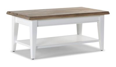 Lulworth White Reclaimed Pine Coffee Table