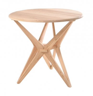 Product photograph of Shoreditch Wooden Small Round Dining Table - 2 Seater from Choice Furniture Superstore