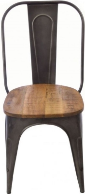 Product photograph of Old Empire Mango Wood Dining Chair Sold In Pairs from Choice Furniture Superstore