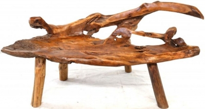 Product photograph of Ancient Mariner Tree Root Hall Bench from Choice Furniture Superstore