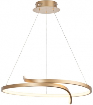 Product photograph of Rafe Brushed Gold Pendant Light from Choice Furniture Superstore