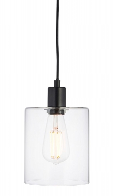 Product photograph of Lilly Black Single Pendant Light from Choice Furniture Superstore