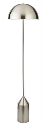 Product photograph of Shay Brushed Nickel Floor Lamp from Choice Furniture Superstore