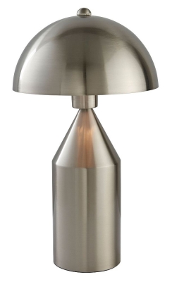 Product photograph of Nova Brushed Nickel Table Lamp from Choice Furniture Superstore