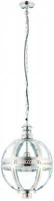 Vienna Silver Small Round Pendant Light - Clearance FS298