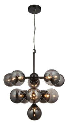 Oscar 11 Black Chrome Pendant Light