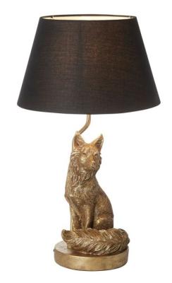 Fox 1 Gold Table Lamp