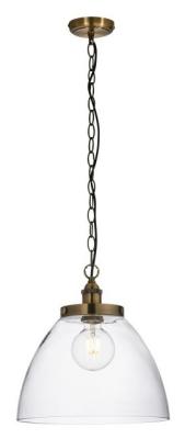 Hansen Grand 1 Antique Brass Pendant Light