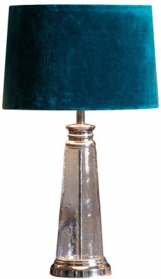 Product photograph of Winslet Teal Table Lamp from Choice Furniture Superstore