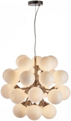 Product photograph of Oscar Nickel 28 Pendant Light from Choice Furniture Superstore