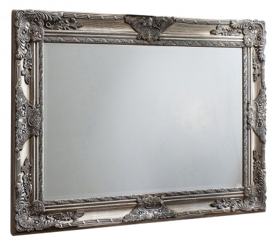 Product photograph of Teagan Silver Rectangular Mirror - 84cm X 114 5cm from Choice Furniture Superstore