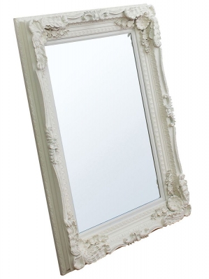 Product photograph of Allison Cream Rectangular Mirror - 89 5cm X 120cm from Choice Furniture Superstore