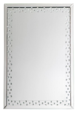 Product photograph of Eastmoore Silver Rectangular Mirror - 60cm X 90cm from Choice Furniture Superstore