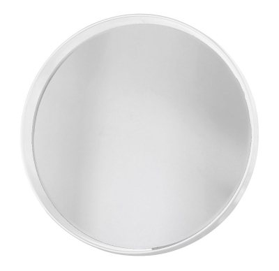 Product photograph of Harvey White Round Mirror - 95cm X 95cm from Choice Furniture Superstore