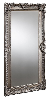Product photograph of Stretton Silver Leaner Rectangular Mirror- 88cm X 177cm from Choice Furniture Superstore