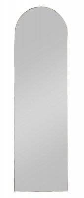 Product photograph of Hurston Champagne Arch Mirror - 50cm X 170cm from Choice Furniture Superstore