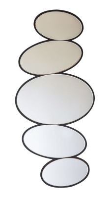 Product photograph of Anderson Pebble Stack Mirror - 54cm X 118cm from Choice Furniture Superstore