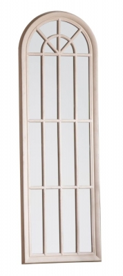 Product photograph of Curtis Antique White Mirror - 180cm X 60cm from Choice Furniture Superstore