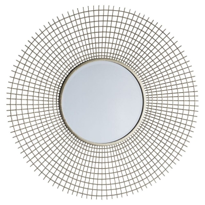 Product photograph of Stafford Gold Round Mirror - 92cm X 92cm from Choice Furniture Superstore