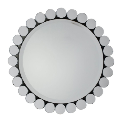 Product photograph of Camille Small Round Mirror - 50cm X 50cm from Choice Furniture Superstore