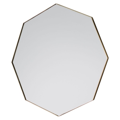 Product photograph of Bowie Champagne Octagon Mirror - 80cm X 80cm from Choice Furniture Superstore