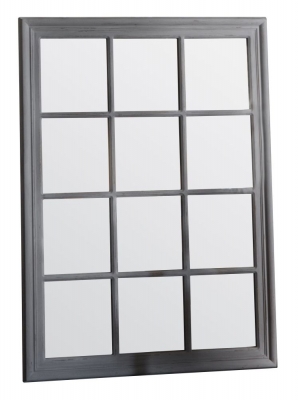 Product photograph of Costner Rectangular Distressed Grey Mirror - 95cm X 130cm from Choice Furniture Superstore