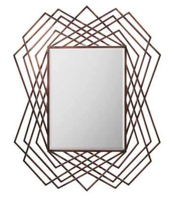 Product photograph of Specter Rectangular Mirror - 94cm X 109 5cm from Choice Furniture Superstore
