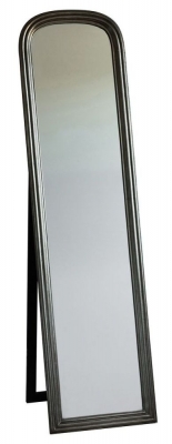 Product photograph of Beck Brushed Brass Arch Cheval Mirror - 42cm X 160cm from Choice Furniture Superstore
