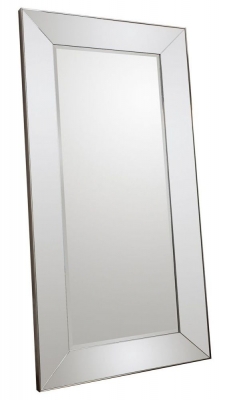 Vasto Silver Leaner Rectangular Mirror- 91.5cm x 183cm
