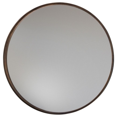 Product photograph of Margot Bronze Round Mirror - 61cm X 61cm from Choice Furniture Superstore